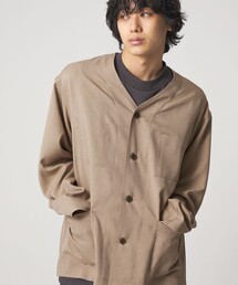 CITEN（シテン）の「＜CITEN＞カラーレスシャツジャケット ―吸水速乾―（ノーカラージャケット）」