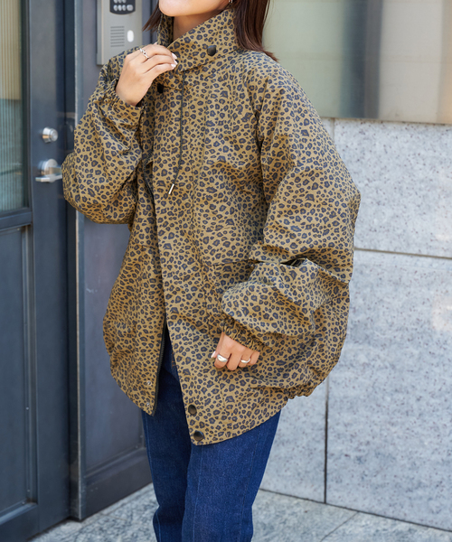 OUTDOOR PRODUCTS（アウトドアプロダクツ）の「レオパードアスレチックブルゾン ユニセックス着用可（その他アウター・レディース・タン・MEDIUM/LARGE）」の19枚目の写真