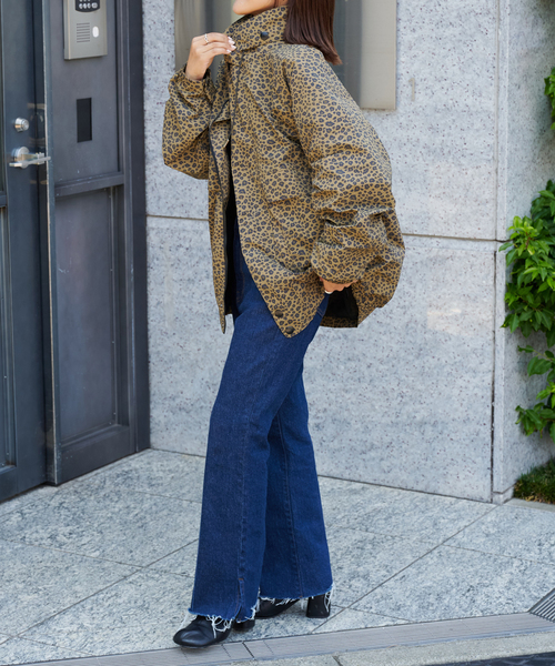 OUTDOOR PRODUCTS（アウトドアプロダクツ）の「レオパードアスレチックブルゾン ユニセックス着用可（その他アウター・レディース・タン・MEDIUM/LARGE）」の13枚目の写真