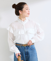 B.C STOCK｜ベーセーストック（レディース）のシャツ/ブラウス（ドット