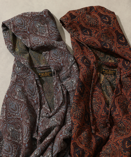 JOURNAL STANDARD J.S HOMESTEAD（ジャーナルスタンダードホームステッド）の「J.S.Homestead / ペイズリー ジャガード バハ フーディ（シャツ/ブラウス・メンズ・ブルー系その他/コバルトブルー・LARGE/MEDIUM）」の14枚目の写真