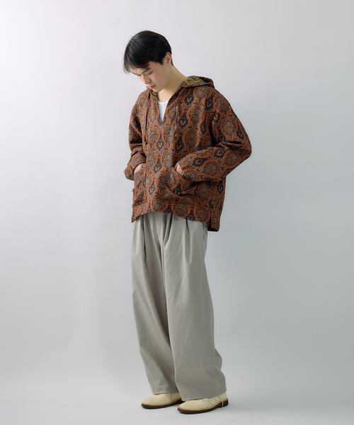 JOURNAL STANDARD J.S HOMESTEAD（ジャーナルスタンダードホームステッド）の「J.S.Homestead / ペイズリー ジャガード バハ フーディ（シャツ/ブラウス・メンズ・ブルー系その他/コバルトブルー・LARGE/MEDIUM）」の15枚目の写真