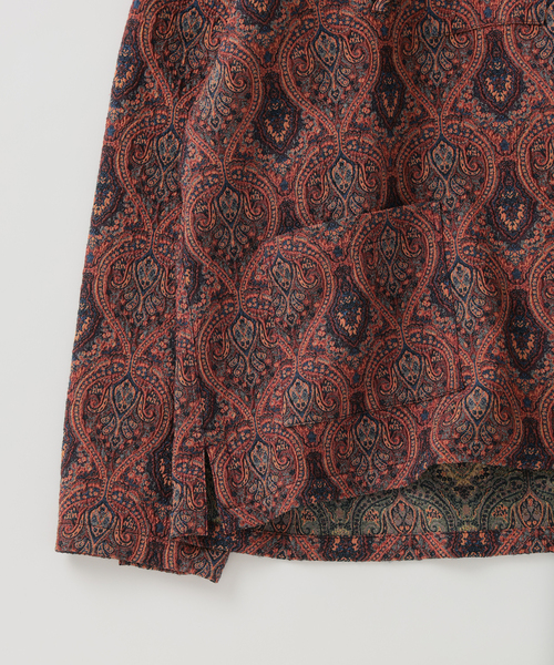 JOURNAL STANDARD J.S HOMESTEAD（ジャーナルスタンダードホームステッド）の「J.S.Homestead / ペイズリー ジャガード バハ フーディ（シャツ/ブラウス・メンズ・ブルー系その他/コバルトブルー・LARGE/MEDIUM）」の5枚目の写真