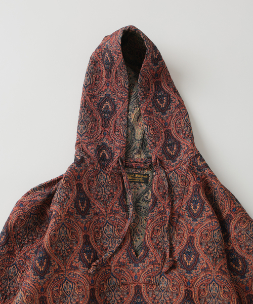 JOURNAL STANDARD J.S HOMESTEAD（ジャーナルスタンダードホームステッド）の「J.S.Homestead / ペイズリー ジャガード バハ フーディ（シャツ/ブラウス・メンズ・ブルー系その他/コバルトブルー・LARGE/MEDIUM）」の6枚目の写真