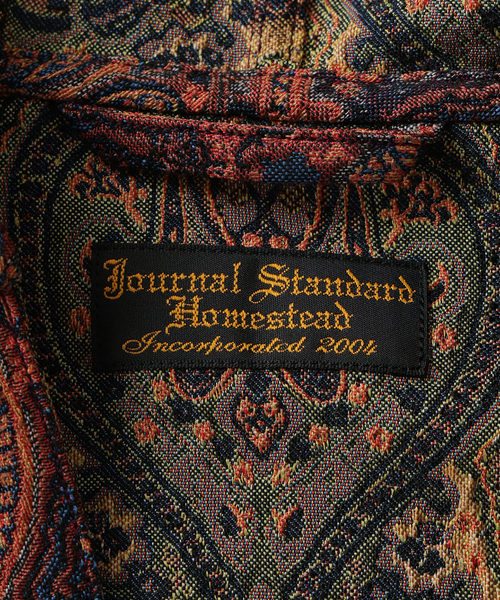 JOURNAL STANDARD J.S HOMESTEAD（ジャーナルスタンダードホームステッド）の「J.S.Homestead / ペイズリー ジャガード バハ フーディ（シャツ/ブラウス・メンズ・ブルー系その他/コバルトブルー・LARGE/MEDIUM）」の7枚目の写真