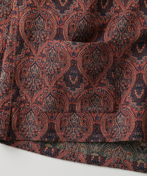 JOURNAL STANDARD J.S HOMESTEAD（ジャーナルスタンダードホームステッド）の「J.S.Homestead / ペイズリー ジャガード バハ フーディ（シャツ/ブラウス・メンズ・ブルー系その他/コバルトブルー・LARGE/MEDIUM）」の9枚目の写真