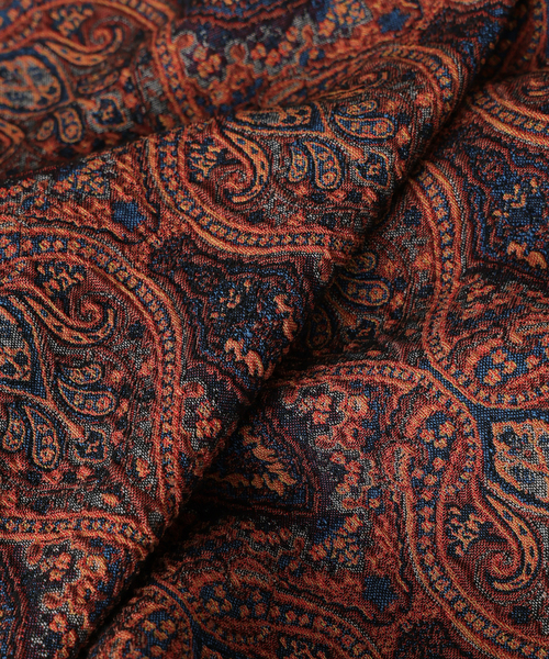 JOURNAL STANDARD J.S HOMESTEAD（ジャーナルスタンダードホームステッド）の「J.S.Homestead / ペイズリー ジャガード バハ フーディ（シャツ/ブラウス・メンズ・ブルー系その他/コバルトブルー・LARGE/MEDIUM）」の11枚目の写真