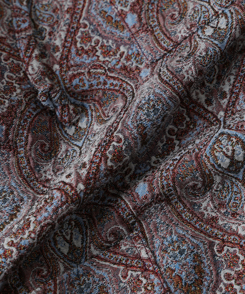 JOURNAL STANDARD J.S HOMESTEAD（ジャーナルスタンダードホームステッド）の「J.S.Homestead / ペイズリー ジャガード バハ フーディ（シャツ/ブラウス・メンズ・ブルー系その他/コバルトブルー・LARGE/MEDIUM）」の12枚目の写真