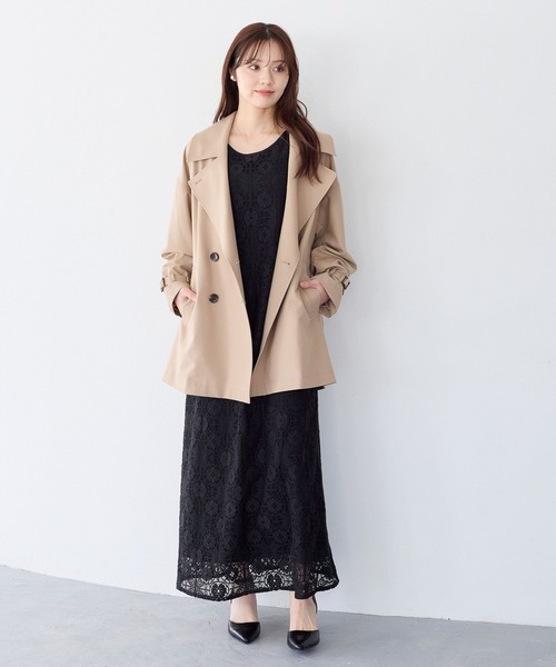 Andemiu(アンデミュウ)の「レースワンピース640988(ワンピース・レディース・アイボリー/ブラック・FREE)」の6枚目の写真