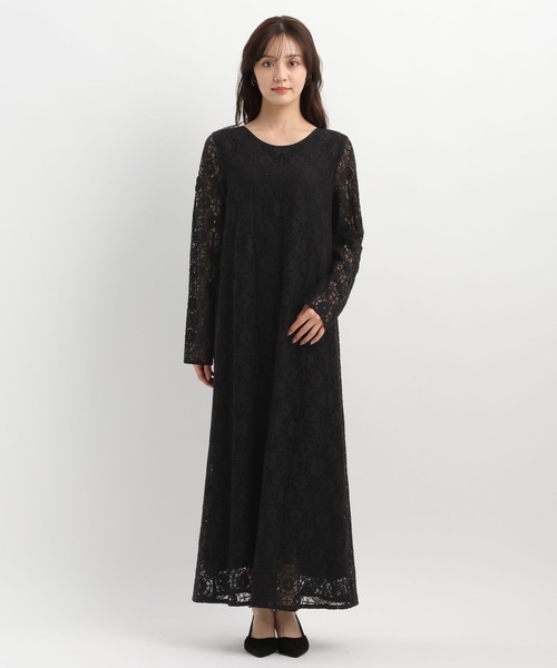 Andemiu(アンデミュウ)の「レースワンピース640988(ワンピース・レディース・アイボリー/ブラック・FREE)」の17枚目の写真