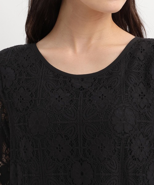 Andemiu(アンデミュウ)の「レースワンピース640988(ワンピース・レディース・アイボリー/ブラック・FREE)」の20枚目の写真