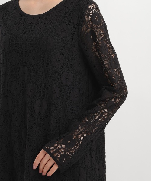 Andemiu(アンデミュウ)の「レースワンピース640988(ワンピース・レディース・アイボリー/ブラック・FREE)」の21枚目の写真