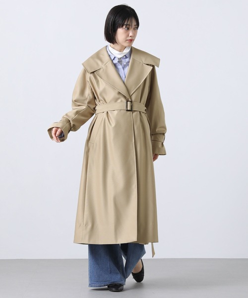 Gready Brilliant(グレディブリリアン)の「LU大襟トレンチコート(トレンチコート・レディース・ベージュ・36/38)」の20枚目の写真