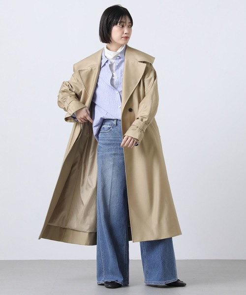 Gready Brilliant(グレディブリリアン)の「LU大襟トレンチコート(トレンチコート・レディース・ベージュ・36/38)」の7枚目の写真