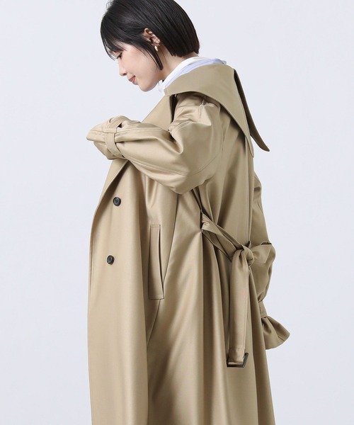 Gready Brilliant(グレディブリリアン)の「LU大襟トレンチコート(トレンチコート・レディース・ベージュ・36/38)」の9枚目の写真