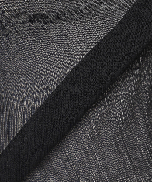 Noble（ノーブル）の「《追加》シアークレープジャージロングTシャツ（Tシャツ/カットソー・レディース・ホワイト/ブラック・FREE）」の18枚目の写真