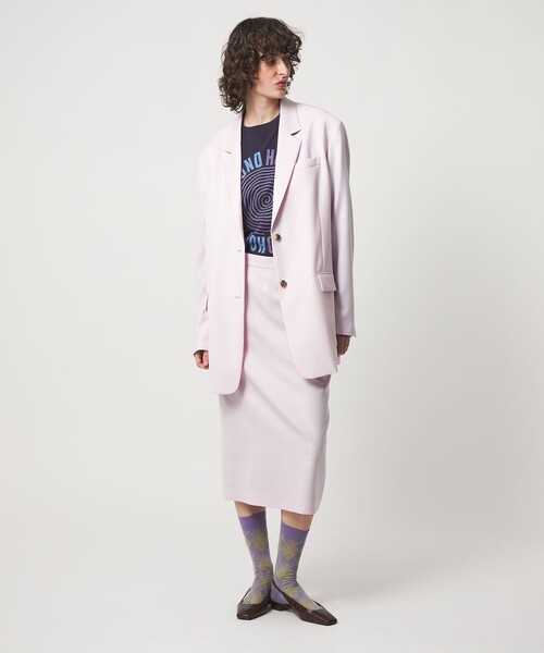 6（ロク）の「＜6(ROKU)＞タイトスカート（スカート・レディース・グレー系/ライトピンク・36/38）」の18枚目の写真