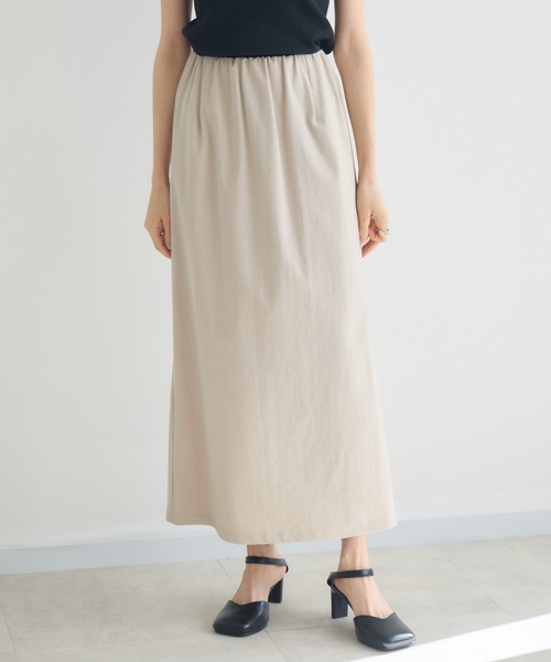 KATHARINE ROSS（キャサリンロス）の「【KATHARINE ROSS】トリコットリブスカート（スカート・レディース・ベージュ/チャコールグレー・FREE）」の18枚目の写真