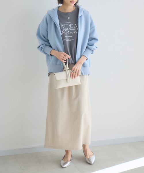 KATHARINE ROSS（キャサリンロス）の「【KATHARINE ROSS】トリコットリブスカート（スカート・レディース・ベージュ/チャコールグレー・FREE）」の19枚目の写真