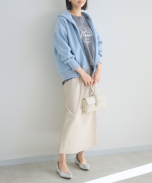 KATHARINE ROSS（キャサリンロス）の「【KATHARINE ROSS】トリコットリブスカート（スカート・レディース・ベージュ/チャコールグレー・FREE）」の20枚目の写真