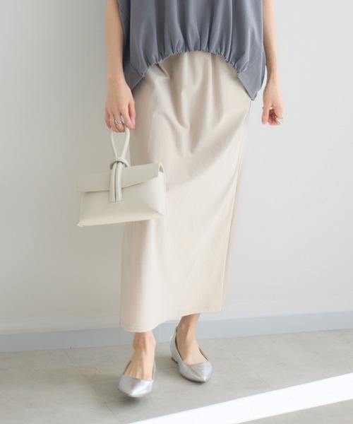 KATHARINE ROSS（キャサリンロス）の「【KATHARINE ROSS】トリコットリブスカート（スカート・レディース・ベージュ/チャコールグレー・FREE）」の22枚目の写真