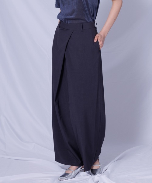 DRAW(ドロー)の「DRAW(ドロー) /フロントクロスパンツ(その他パンツ・レディース・ベージュ/グレー・M/L)」の1枚目の写真