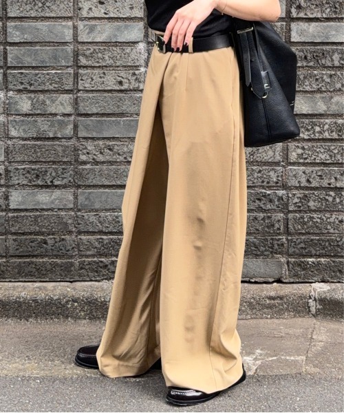 DRAW(ドロー)の「DRAW(ドロー) /フロントクロスパンツ(その他パンツ・レディース・ベージュ/グレー・M/L)」の9枚目の写真