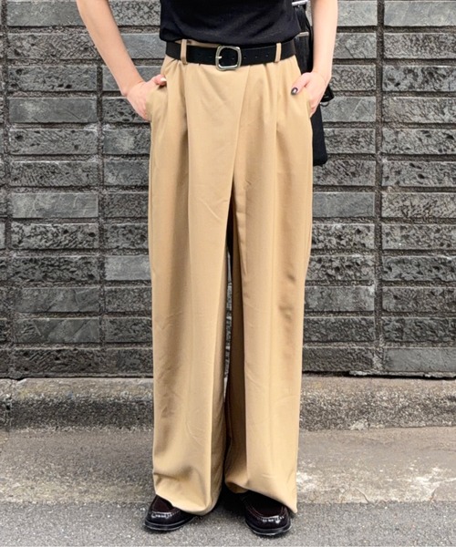 DRAW(ドロー)の「DRAW(ドロー) /フロントクロスパンツ(その他パンツ・レディース・ベージュ/グレー・M/L)」の8枚目の写真