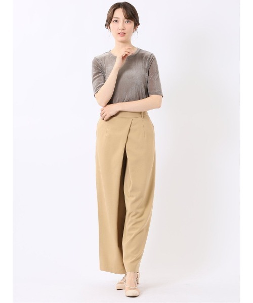 DRAW(ドロー)の「DRAW(ドロー) /フロントクロスパンツ(その他パンツ・レディース・ベージュ/グレー・M/L)」の15枚目の写真