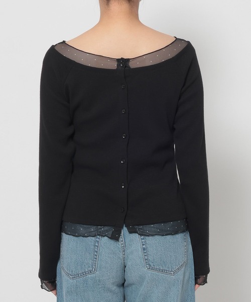 LOWRYS FARM（ローリーズファーム）の「２ＷＡＹレイヤードＬＳ 638375（Tシャツ/カットソー・レディース・イエロー/ブラック/アイボリー・FREE）」の11枚目の写真