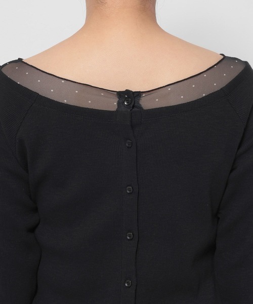 LOWRYS FARM（ローリーズファーム）の「２ＷＡＹレイヤードＬＳ 638375（Tシャツ/カットソー・レディース・イエロー/ブラック/アイボリー・FREE）」の14枚目の写真