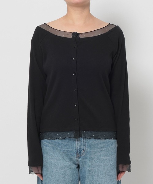 LOWRYS FARM（ローリーズファーム）の「２ＷＡＹレイヤードＬＳ 638375（Tシャツ/カットソー・レディース・イエロー/ブラック/アイボリー・FREE）」の16枚目の写真