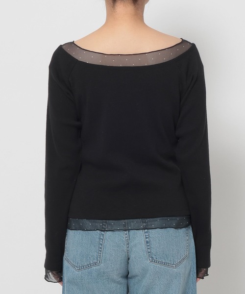 LOWRYS FARM（ローリーズファーム）の「２ＷＡＹレイヤードＬＳ 638375（Tシャツ/カットソー・レディース・イエロー/ブラック/アイボリー・FREE）」の17枚目の写真