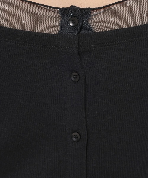 LOWRYS FARM（ローリーズファーム）の「２ＷＡＹレイヤードＬＳ 638375（Tシャツ/カットソー・レディース・イエロー/ブラック/アイボリー・FREE）」の18枚目の写真