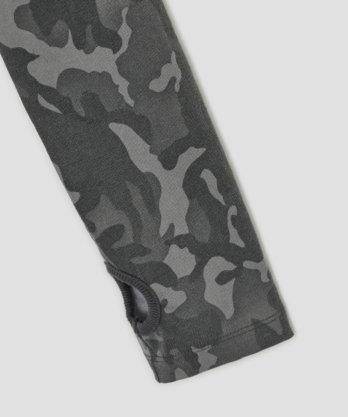 TYPESERVICE（タイプサービス）の「Camo Slim Hoodie [Charcoal]（Tシャツ/カットソー・レディース・その他・FREE）」の5枚目の写真