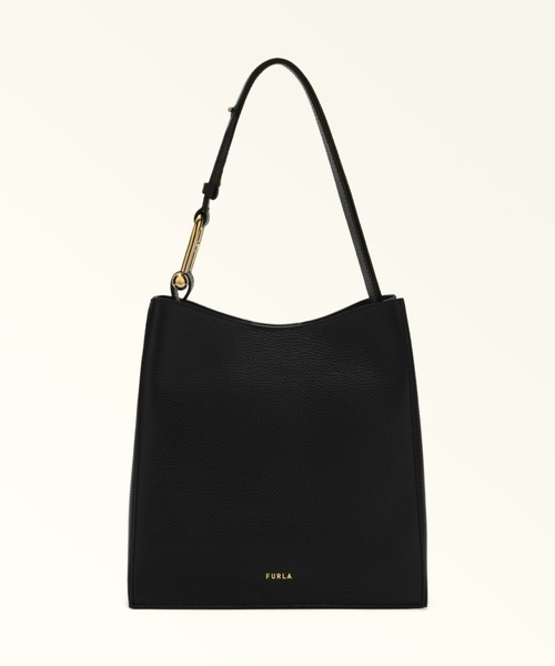 FURLA（フルラ）の「フルラ ヌヴォラ (Furla Nuvola) バケットバッグ S（ショルダーバッグ・レディース・オフホワイト/ブラック/モカ・ONE SIZE）」の2枚目の写真