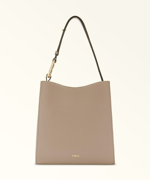 FURLA（フルラ）の「フルラ ヌヴォラ (Furla Nuvola) バケットバッグ S（ショルダーバッグ・レディース・オフホワイト/ブラック/モカ・ONE SIZE）」の3枚目の写真