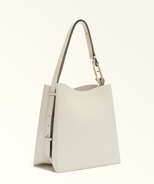 FURLA（フルラ）の「フルラ ヌヴォラ (Furla Nuvola) バケットバッグ S（ショルダーバッグ・レディース・オフホワイト/ブラック/モカ・ONE SIZE）」の12枚目の写真