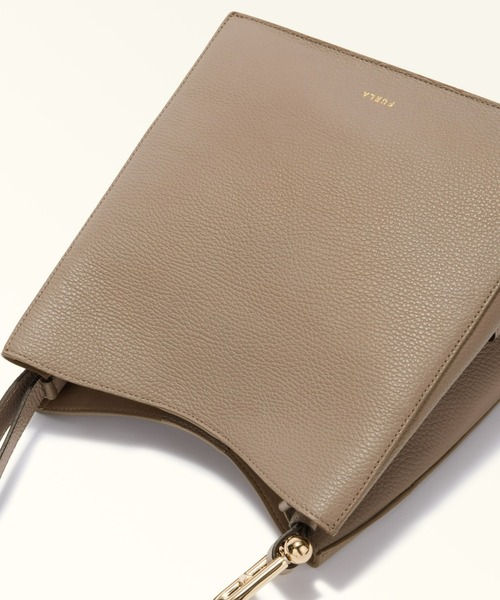 FURLA（フルラ）の「フルラ ヌヴォラ (Furla Nuvola) バケットバッグ S（ショルダーバッグ・レディース・オフホワイト/ブラック/モカ・ONE SIZE）」の10枚目の写真