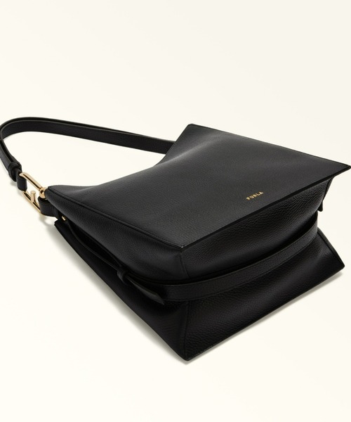 FURLA（フルラ）の「フルラ ヌヴォラ (Furla Nuvola) バケットバッグ S（ショルダーバッグ・レディース・オフホワイト/ブラック/モカ・ONE SIZE）」の6枚目の写真