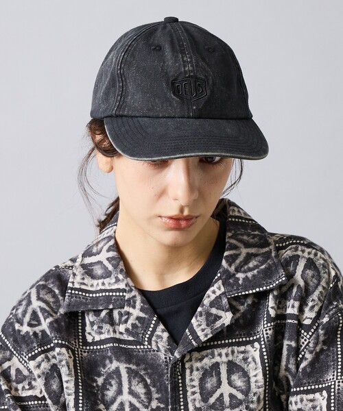 DEUS EX MACHINA(デウスエクスマキナ)の「【Deus Ex Machina / デウスエクスマキナ】 Shield Garment Dyed Dad Cap / キャップ / 帽子 / ユニセックス(キャップ・メンズ・ブルー/ブルー系その他/ブラック・フリー)」の4枚目の写真