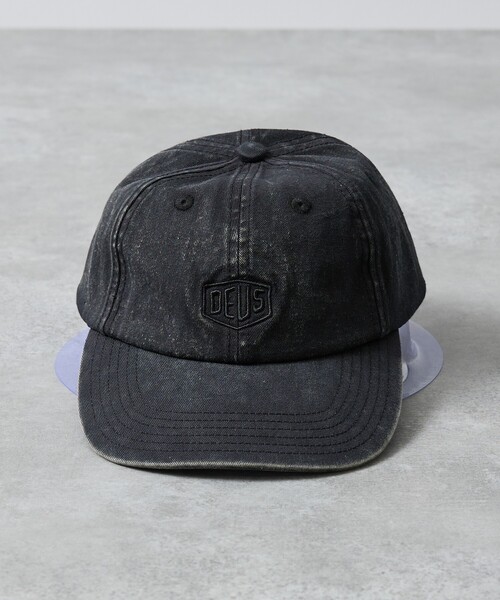 DEUS EX MACHINA(デウスエクスマキナ)の「【Deus Ex Machina / デウスエクスマキナ】 Shield Garment Dyed Dad Cap / キャップ / 帽子 / ユニセックス(キャップ・メンズ・ブルー/ブルー系その他/ブラック・フリー)」の7枚目の写真