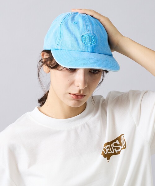 DEUS EX MACHINA(デウスエクスマキナ)の「【Deus Ex Machina / デウスエクスマキナ】 Shield Garment Dyed Dad Cap / キャップ / 帽子 / ユニセックス(キャップ・メンズ・ブルー/ブルー系その他/ブラック・フリー)」の20枚目の写真