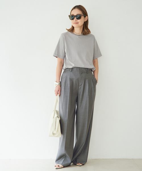Tapered タックパンツ（スラックス）｜Deuxieme Classe