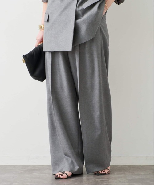 Deuxieme Classe（ドゥーズィエムクラス）の「*Tapered タックパンツ（スラックス・レディース・グレー/ベージュ系その他・36/38/34）」の14枚目の写真