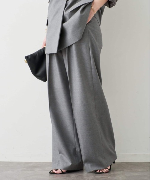 Deuxieme Classe（ドゥーズィエムクラス）の「*Tapered タックパンツ（スラックス・レディース・グレー/ベージュ系その他・36/38/34）」の15枚目の写真