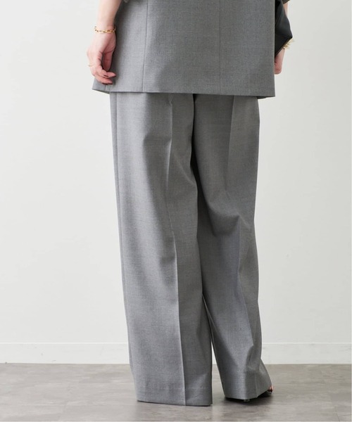 Deuxieme Classe（ドゥーズィエムクラス）の「*Tapered タックパンツ（スラックス・レディース・グレー/ベージュ系その他・36/38/34）」の16枚目の写真