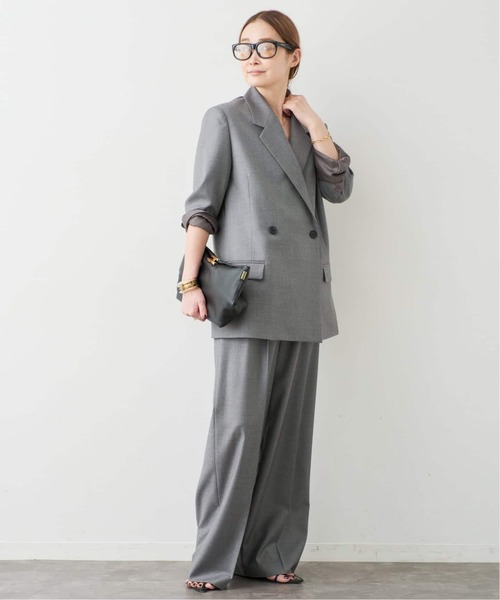 Deuxieme Classe（ドゥーズィエムクラス）の「*Tapered タックパンツ（スラックス・レディース・グレー/ベージュ系その他・36/38/34）」の18枚目の写真