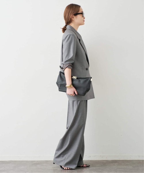 Deuxieme Classe（ドゥーズィエムクラス）の「*Tapered タックパンツ（スラックス・レディース・グレー/ベージュ系その他・36/38/34）」の19枚目の写真