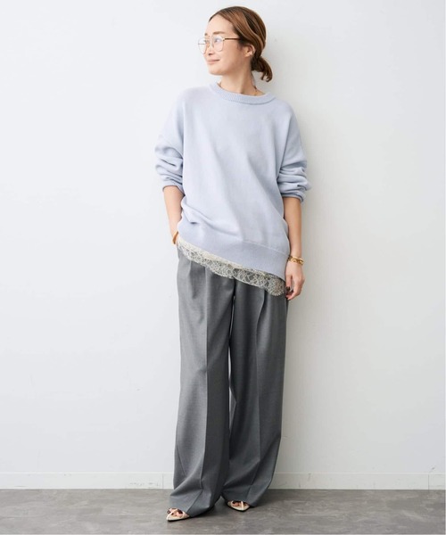 Deuxieme Classe（ドゥーズィエムクラス）の「*Tapered タックパンツ（スラックス・レディース・グレー/ベージュ系その他・36/38/34）」の21枚目の写真